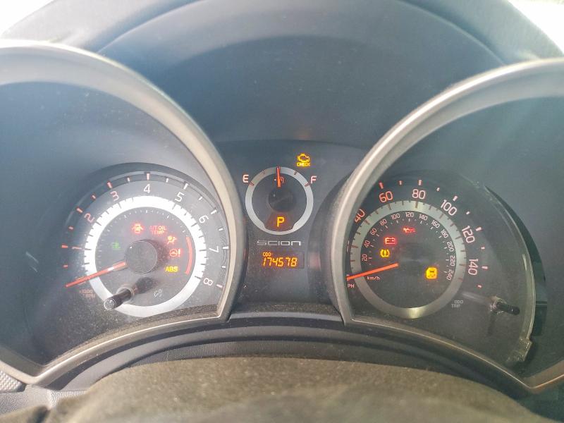 2011 Scion Tc VIN JTKJF5C76B3007425 COPART salvage auction — FRONT END, Va - Cert Of Title - Salvage, sold $550 on 2026-07-30 (photo 9)