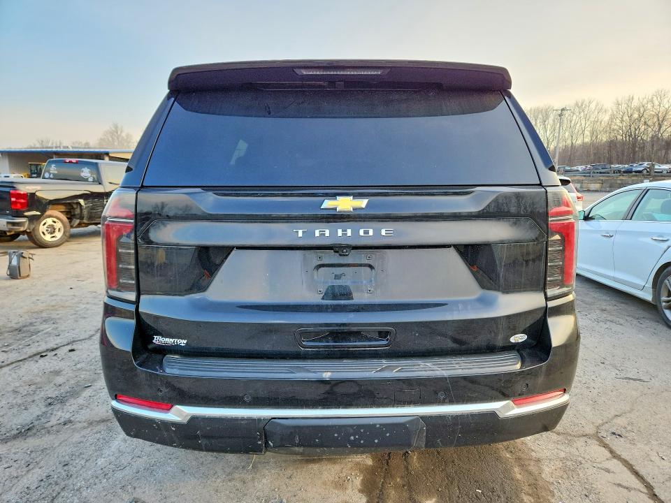 2025 Chevrolet Tahoe VIN 1GNS6MRD7SR109016 COPART salvage auction — FRONT END, Salvage Title, sold $36,250 on 2026-07-09 (photo 6)