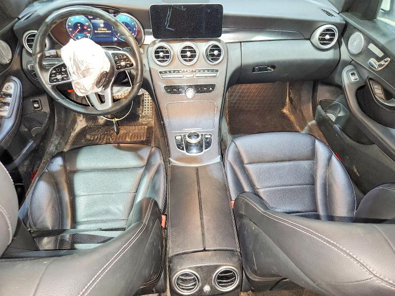 2021 Mercedes-benz C-klasse VIN W1KWF8EB6MR627844 COPART salvage auction — FRONT END, NH - CERT OF TITLE-SALVAGE, sold $3,250 on 2026-07-02 (photo 8)