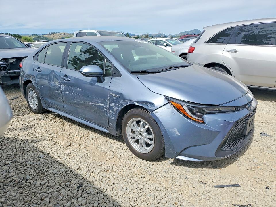 2021 Toyota Corolla VIN JTDEAMDE5MJ027999 COPART salvage auction — SIDE, CA - SALVAGE CERTIFICATE, sold $6,600 on 2026-07-09 (photo 4)
