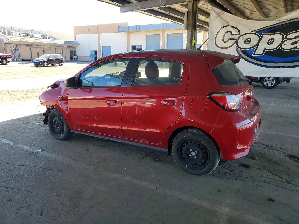 2022 Mitsubishi Mirage VIN ML32AUHJ3NH001939 COPART salvage auction — FRONT END, Ca - Dis/Dlr/Exp Only Lien Papers, sold $325 on 2026-07-09 (photo 2)