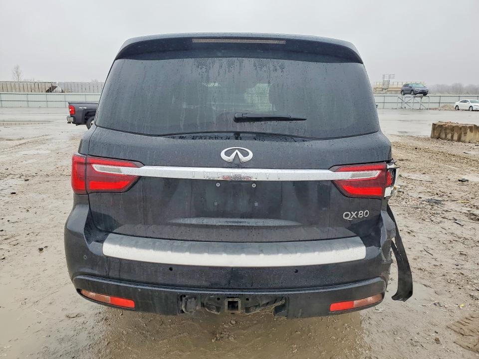 2018 Infiniti Qx80 VIN JN8AZ2NEXJ9191292 COPART salvage auction — REAR END, Mo - Salvage Certificate Of Title, sold $8,100 on 2026-07-09 (photo 6)