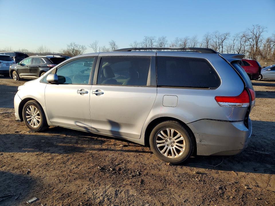 2011 Toyota Sienna VIN 5TDYK3DC2BS152204 COPART salvage auction — REAR END, Md - Cert Of Salvage > 75% Damage, sold $175 on 2026-07-16 (photo 2)