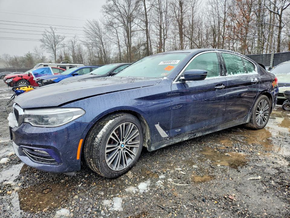 2017 BMW 5er VIN WBAJE7C38HG889876 COPART salvage auction — MINOR DENT/SCRATCHES, Md - Certificate Of Title, sold $6,100 on 2026-07-09 (photo 1)