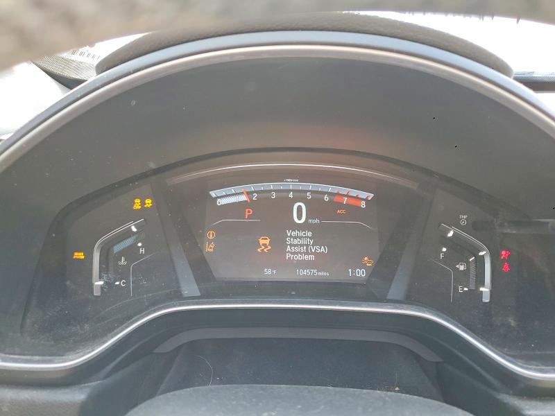 2017 Honda Cr-v VIN 7FARW1H87HE036064 COPART salvage auction — FRONT END, In - Certificate Of Title, sold $200 on 2026-07-28 (photo 9)