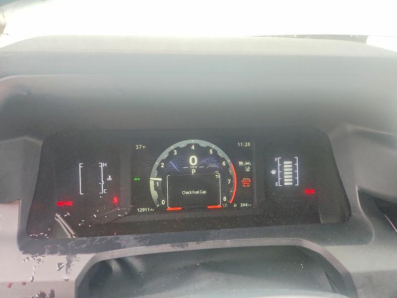 2025 Toyota 4runner VIN JTEVA5BR3S5006971 COPART salvage auction — Front End, CT - CERT OF TITLE-SALVAGE, sold $21,000 on 2026-03-13 (photo 9)