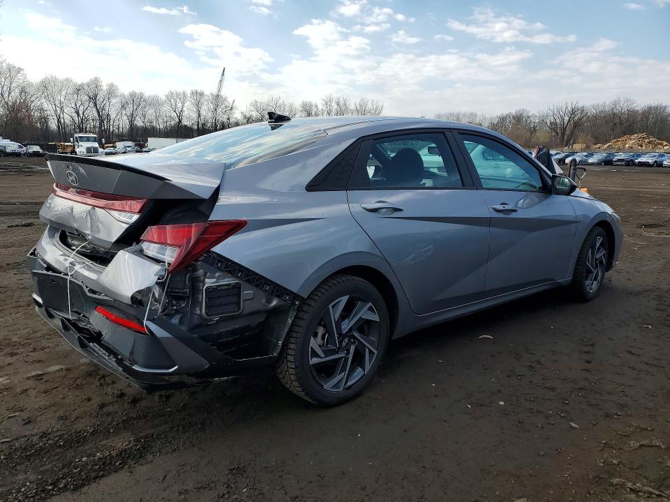 2025 Hyundai Elantra VIN KMHLM4DG0SU987478 COPART salvage auction — REAR END, Ct - Cert Of Title-Salvage, sold $7,100 on 2026-07-14 (photo 3)