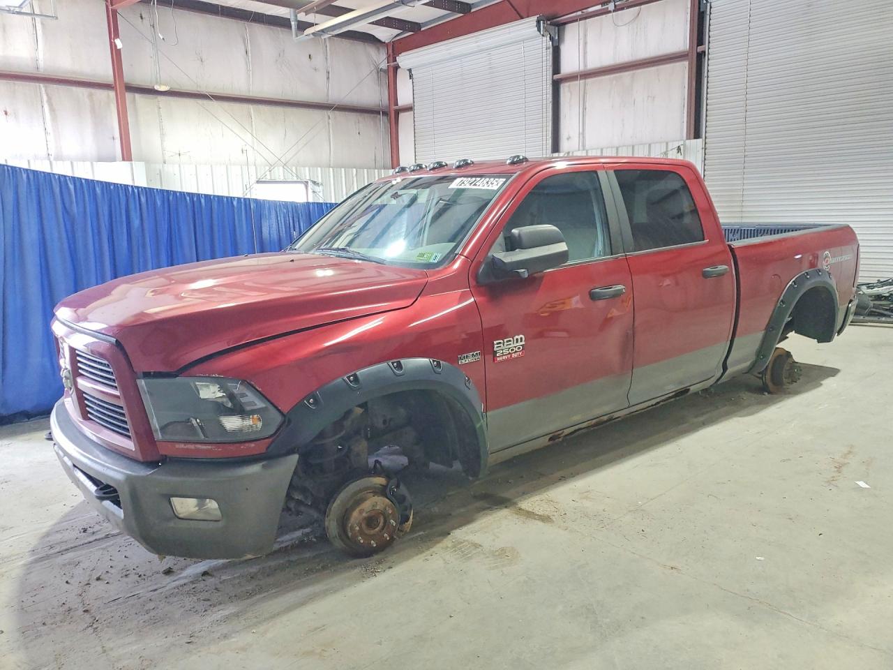 2011 Dodge Ram 2500 VIN 3D7TT2CTXBG530728 COPART salvage auction — Stripped, IN - CERTIFICATE OF TITLE, sold $700 on 2026-05-21 (photo 1)