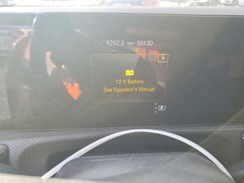 2022 Mercedes-benz A-klasse VIN W1K3G4EB2NJ363269 COPART salvage auction — FRONT END, Tn - Salvage Certificate, sold $3,050 on 2026-07-28 (photo 9)