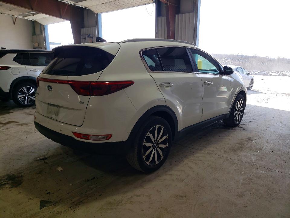 2017 Kia Sportage VIN KNDPN3AC6H7227707 COPART salvage auction — FRONT END, MD - CERT OF SALVAGE > 75% DAMAGE, sold $3,100 on 2026-07-02 (photo 3)