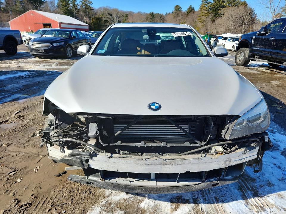 2013 BMW 7er VIN WBAYB6C58DD223664 COPART salvage auction — FRONT END, Wv - Salvage Certificate, sold $1,600 on 2026-07-30 (photo 5)