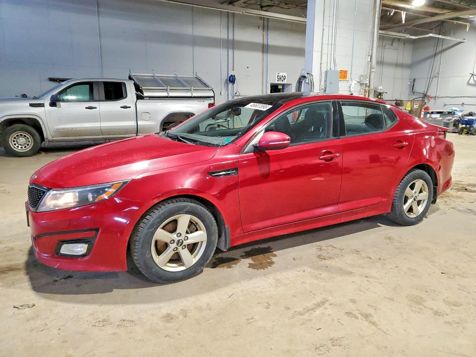 2015 Kia VIN KNAGM4A78F5566325 COPART salvage auction — REAR END, Ns - Cert Of Registration, sold $450 on 2026-07-23 (photo 1)
