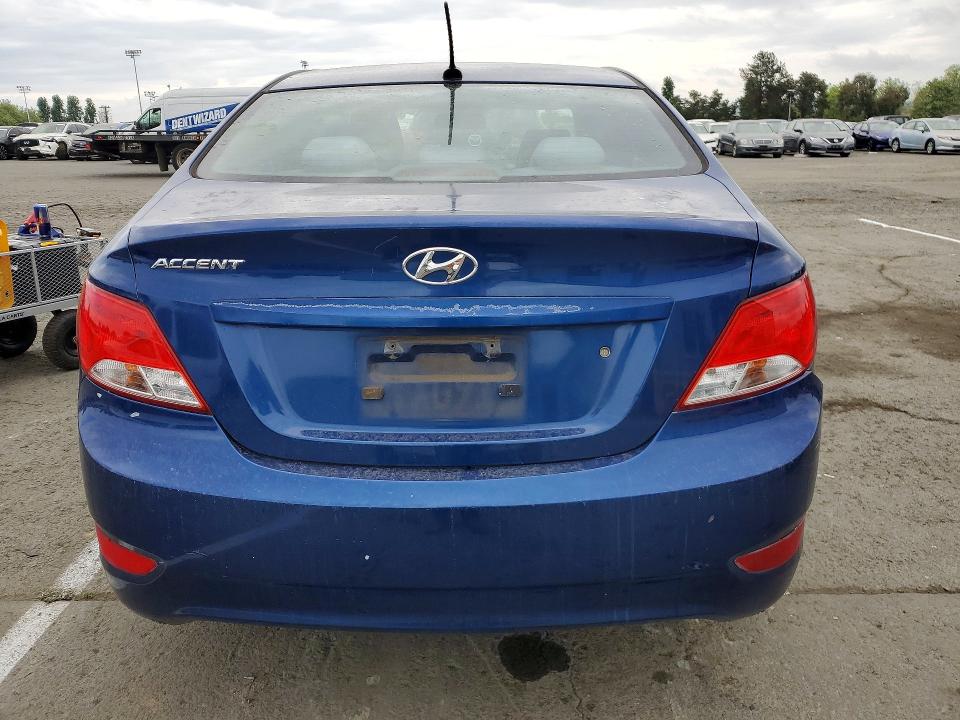 2017 Hyundai Accent VIN KMHCT4AE3HU173047 COPART salvage auction — SIDE, Ca - Salvage Certificate, sold $550 on 2026-07-10 (photo 6)