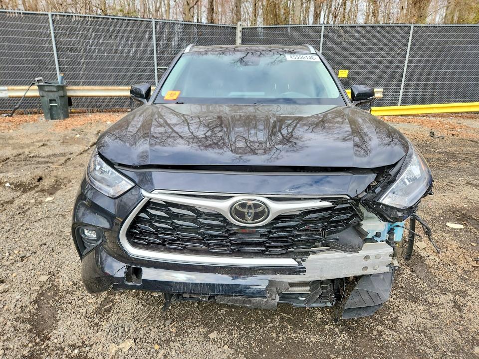 2020 Toyota Highlander VIN 5TDGZRBH3LS018750 COPART salvage auction — FRONT END, Md - Cert Of Salvage > 75% Damage, sold $15,100 on 2026-07-10 (photo 5)