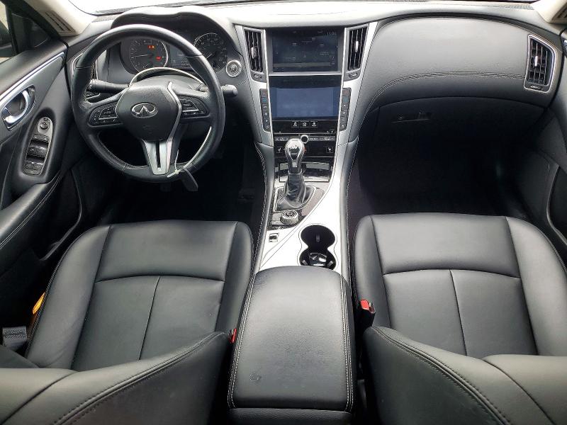 2020 Infiniti Q50 VIN JN1EV7AR7LM252101 COPART salvage auction — SIDE, Ma - Cert Of Title-Salvage, sold $6,900 on 2026-07-07 (photo 8)