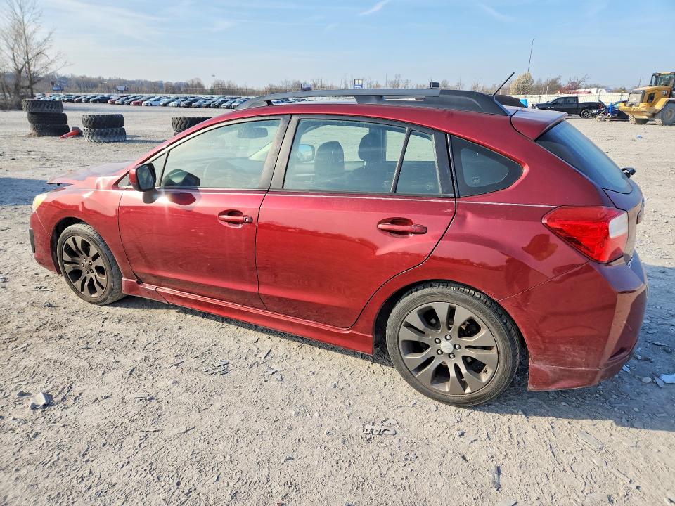 2012 Subaru Impreza VIN JF1GPAL62CH212099 COPART salvage auction — FRONT END, Il - Salvage Certificate, sold $300 on 2026-07-13 (photo 2)
