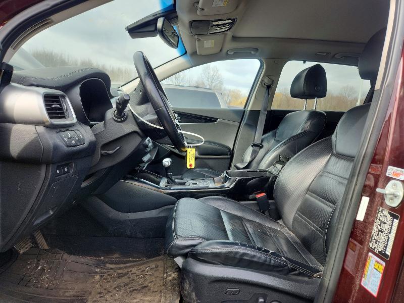 2019 Kia Sorento VIN 5XYPKDA59KG506787 COPART salvage auction — FRONT END, Wv - Certificate Of Title, sold $3,800 on 2026-07-03 (photo 7)