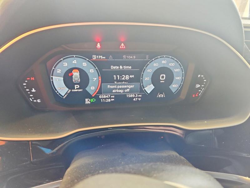 2021 Audi Q3 VIN WA1DECF39M1017816 COPART salvage auction — FRONT END, Wi - Cert Of Title-Salvage Vehicle, sold $9,600 on 2026-07-13 (photo 9)