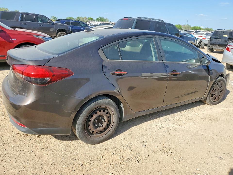 2018 Kia Forte VIN 3KPFK4A74JE197254 COPART salvage auction — FRONT END, Tx - Salvage Vehicle Title, sold $1,900 on 2026-07-09 (photo 3)