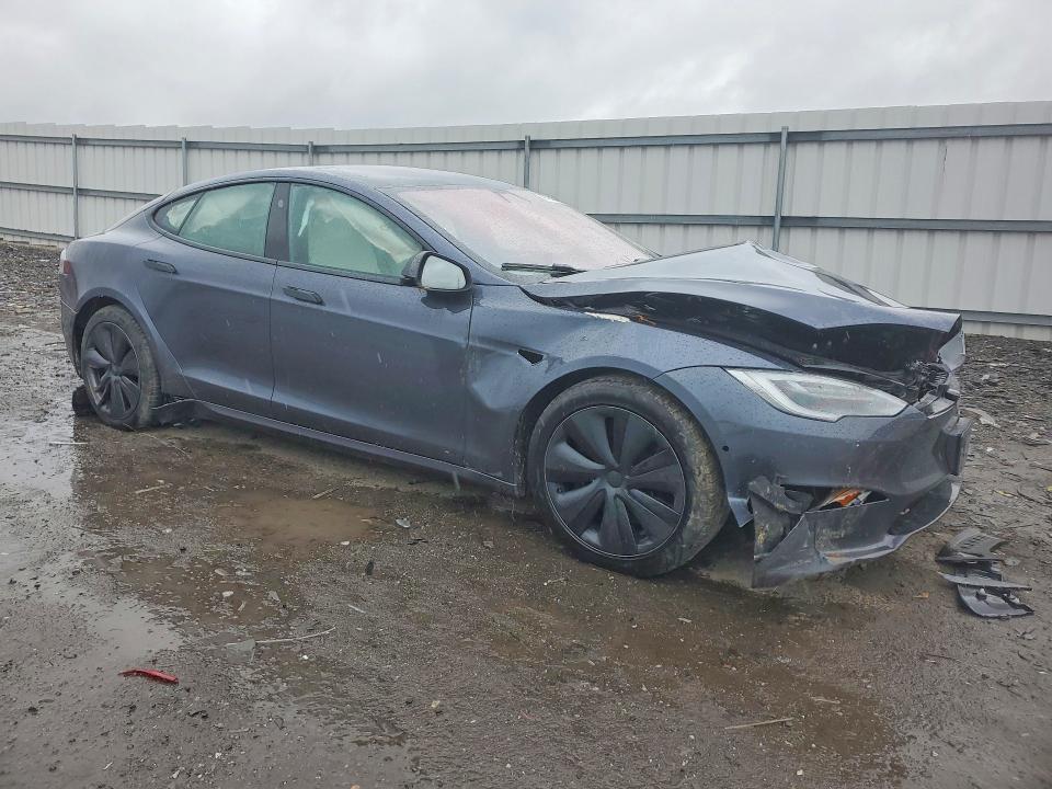 2021 Tesla VIN 5YJSA1E63MF455053 COPART salvage auction — FRONT END, Salvage Title, sold $11,700 on 2026-07-22 (photo 4)