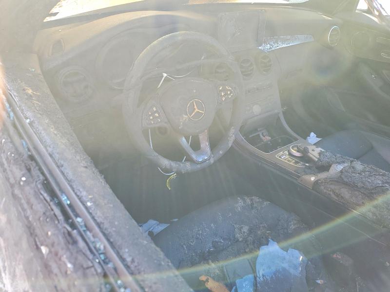 2018 Mercedes-benz C class VIN WDDWK4JB9JF617896 COPART salvage auction — BURN, CA - SALVAGE CERTIFICATE, sold $625 on 2026-07-14 (photo 8)