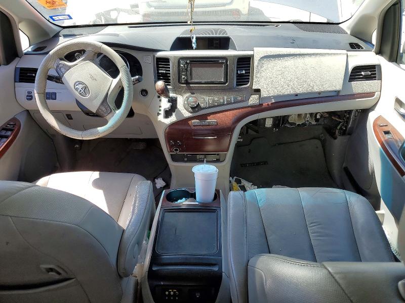 2013 Toyota Sienna VIN 5TDYK3DC9DS394118 COPART salvage auction — REAR END, Tx - Salvage Vehicle Title, sold $1,550 on 2026-07-17 (photo 8)