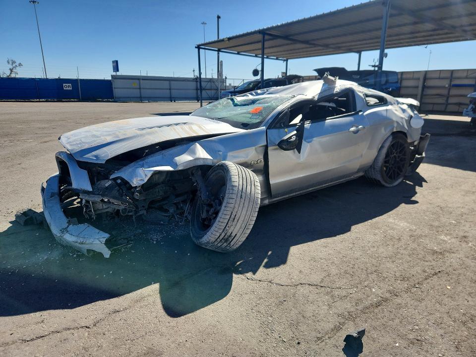 2014 Ford Mustang VIN 1ZVBP8CFXE5299121 COPART salvage auction — ROLLOVER, TX - NONREPAIRABLE TITLE, sold $2,400 on 2026-07-06 (photo 1)