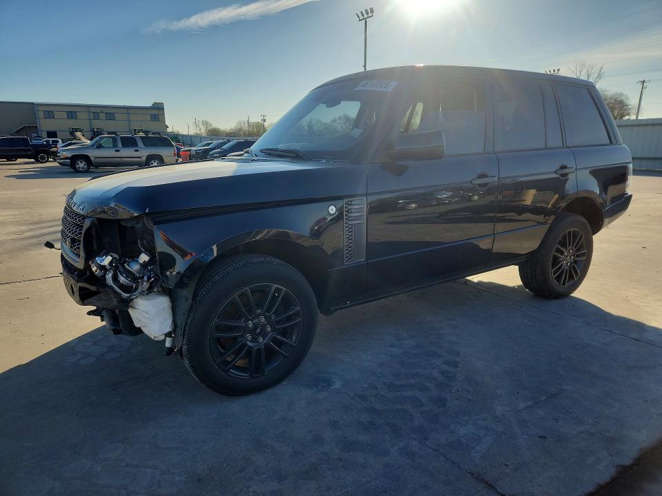 2011 Land rover RANGE ROVER VIN SALME1D46BA358215 COPART salvage auction — FRONT END, Tx - Salvage Vehicle Title, sold $2,750 on 2026-07-09 (photo 1)