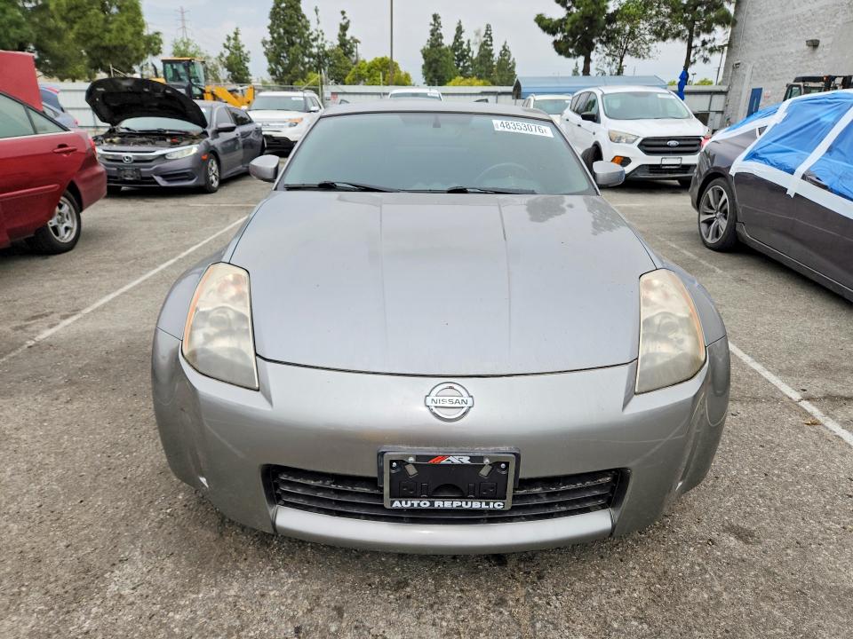 2004 Nissan 350z VIN JN1AZ34E14T064797 COPART salvage auction — REAR END, Ca - Salvage Certificate, sold $1,550 on 2026-07-21 (photo 5)