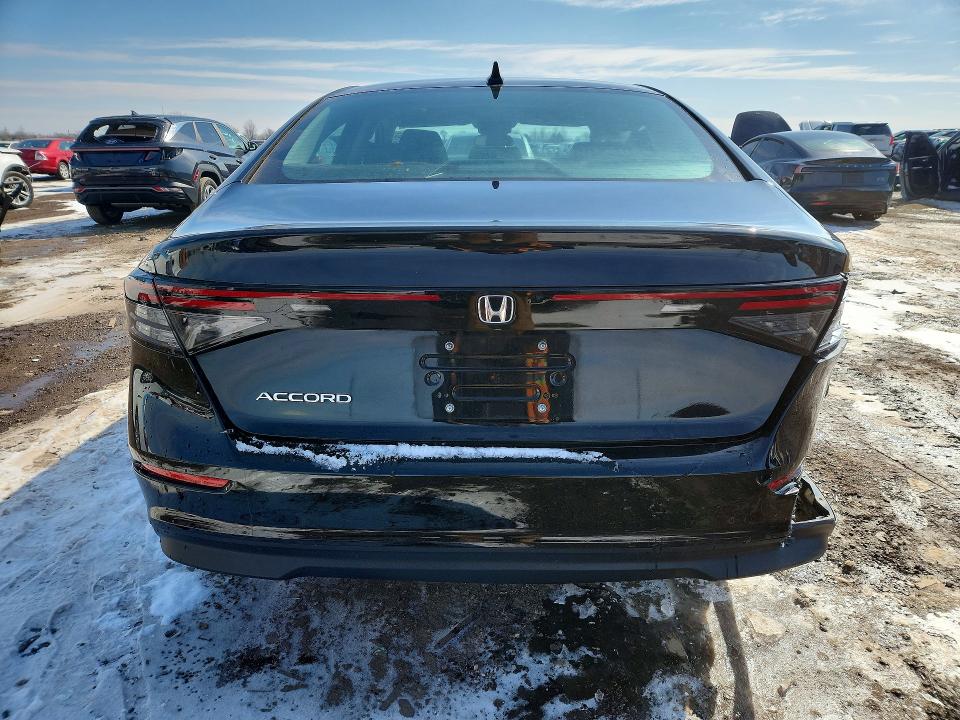 2025 Honda Accord VIN 1HGCY1F46SA049742 COPART salvage auction — REAR END, Il - Salvage Certificate, sold $10,900 on 2026-07-28 (photo 6)