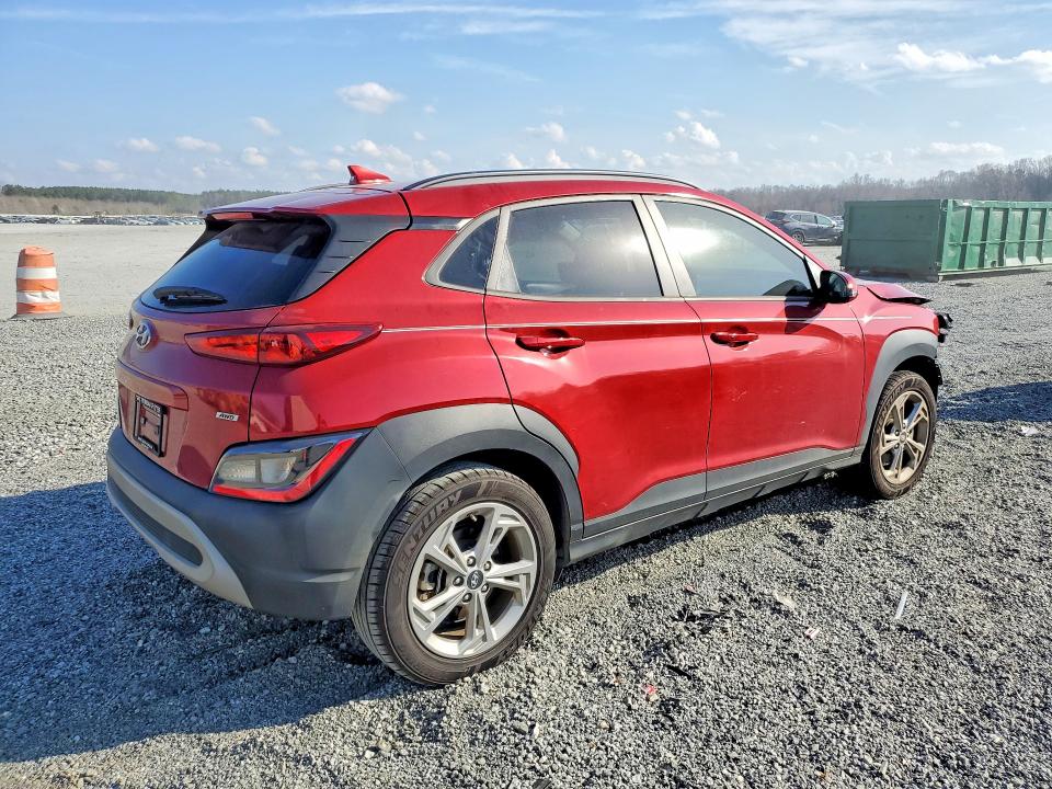 2023 Hyundai Kona VIN KM8K6CAB8PU946502 COPART salvage auction — FRONT END, SC - CERT OF TITLE-SALVAGE, sold $1,850 on 2026-07-06 (photo 3)