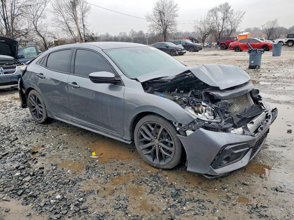 2020 Honda Civic VIN SHHFK7H41LU404305 COPART salvage auction — FRONT END, Md - Cert Of Salvage > 75% Damage, sold $125 on 2026-07-21 (photo 4)