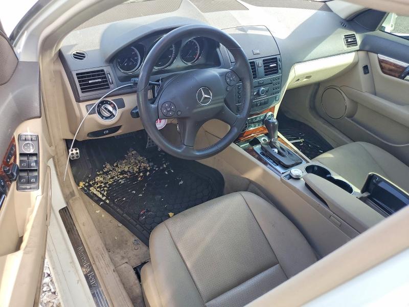 2011 Mercedes-benz C class VIN WDDGF8BB2BR161464 COPART salvage auction — MINOR DENT/SCRATCHES, Id - Salvage Certificate Of Title, sold $225 on 2026-07-13 (photo 8)