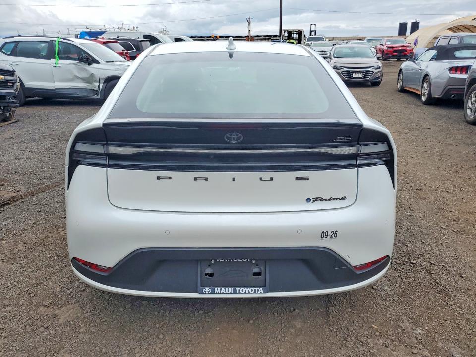 2024 Toyota Prius VIN JTDACACU5R3029828 COPART salvage auction — WATER/FLOOD, Hi - Certificate Of Salvage, sold $25 on 2026-07-20 (photo 6)