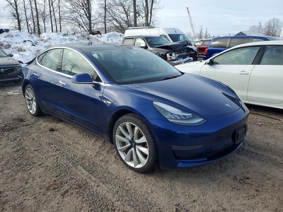 2020 Tesla Model 3 VIN 5YJ3E1EB3LF620443 COPART salvage auction — REAR END, Ny - Mv907A-Parts Only, sold $7,400 on 2026-07-22 (photo 4)