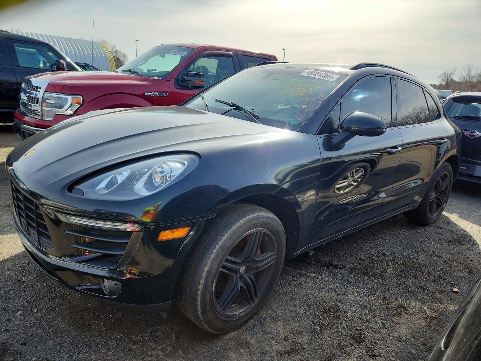 2015 Porsche Macan VIN WP1AB2A54FLB62076 COPART salvage auction — MINOR DENT/SCRATCHES, CT - CERTIFICATE OF TITLE, sold $7,900 on 2026-07-30 (photo 1)