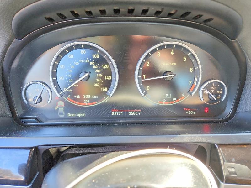 2013 BMW 7er VIN WBAYB6C58DD223664 COPART salvage auction — FRONT END, Wv - Salvage Certificate, sold $1,600 on 2026-07-30 (photo 9)