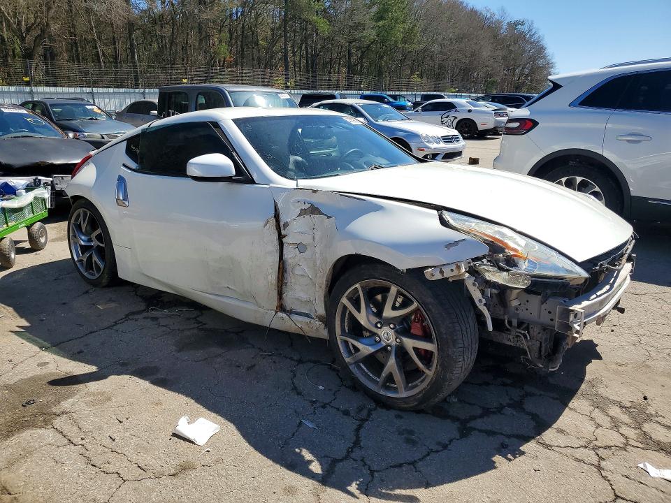2014 Nissan 370z VIN JN1AZ4EH8EM633879 COPART salvage auction — FRONT END, Al - Cert Of Title-Salvage Title, sold $1,700 on 2026-07-10 (photo 4)