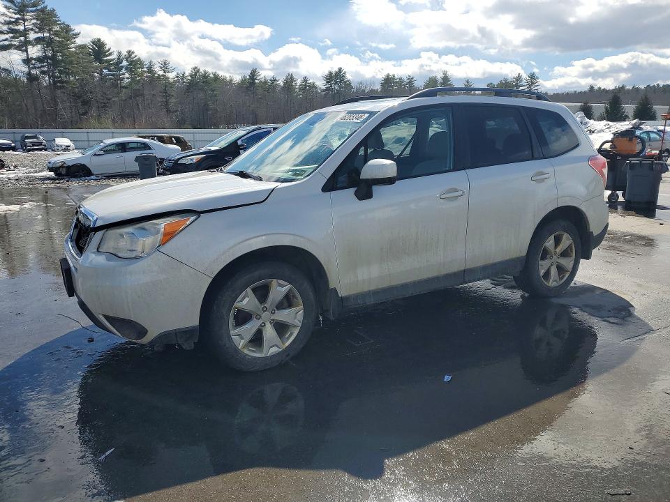 2014 Subaru Forester VIN JF2SJAECXEH450960 COPART salvage auction — FRONT END, Me - Cert Of Title-Salvage Collisio, sold $850 on 2026-07-09 (photo 1)