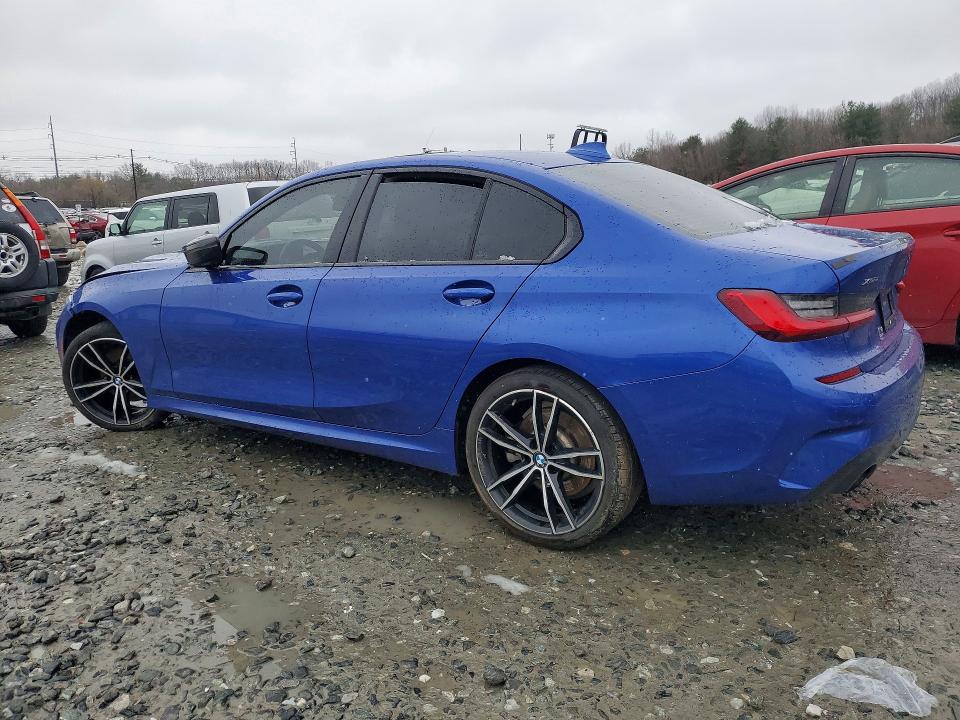 2019 BMW 3er VIN WBA5R7C50KAJ84765 COPART salvage auction — FRONT END, Ma - Cert Of Title-Salvage, sold $7,600 on 2026-07-29 (photo 2)