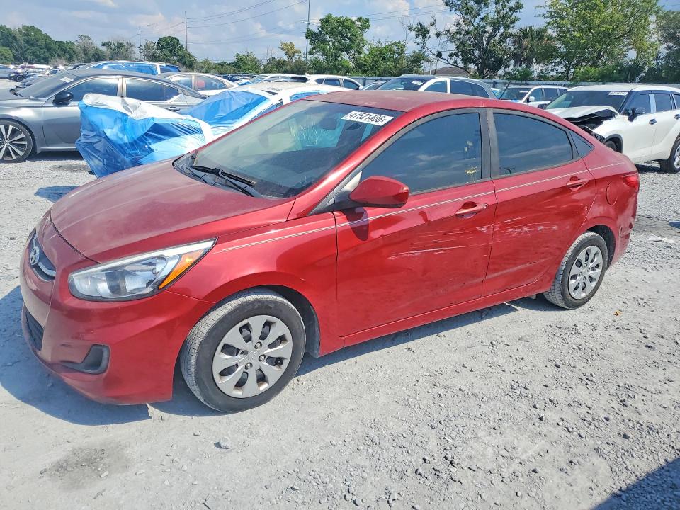 2017 Hyundai Accent VIN KMHCT4AEXHU394502 COPART salvage auction — SIDE, Fl - Certificate Of Title, sold $1,700 on 2026-07-07 (photo 1)