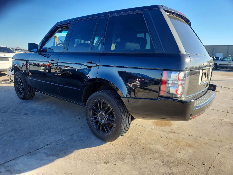 2011 Land rover RANGE ROVER VIN SALME1D46BA358215 COPART salvage auction — FRONT END, Tx - Salvage Vehicle Title, sold $2,750 on 2026-07-09 (photo 2)