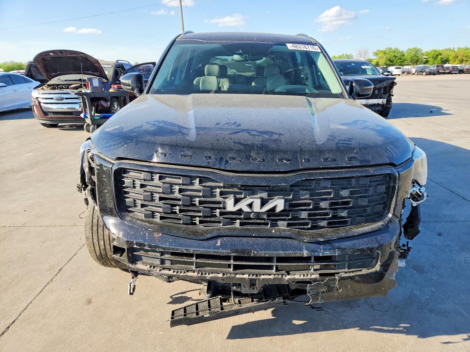 2022 Kia Telluride VIN 5XYP5DHC1NG293575 COPART salvage auction — FRONT END, Tx - Salvage Vehicle Title, sold $7,500 on 2026-07-20 (photo 5)