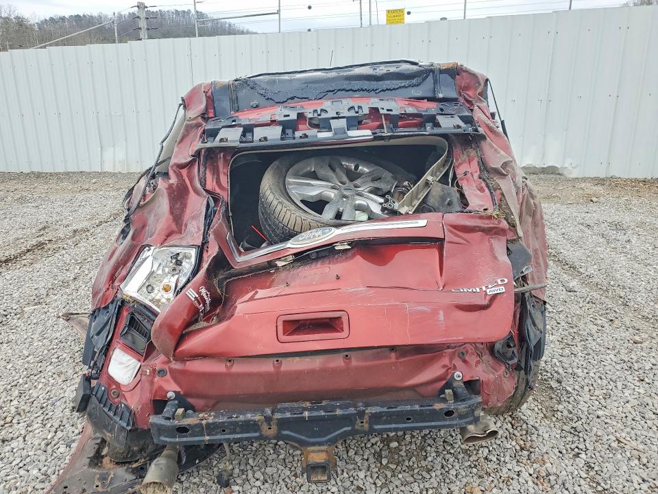 2014 Ford Edge VIN 2FMDK4KCXEBA03855 COPART salvage auction — ROLLOVER, WV - SALVAGE CERTIFICATE, sold $150 on 2026-07-02 (photo 6)