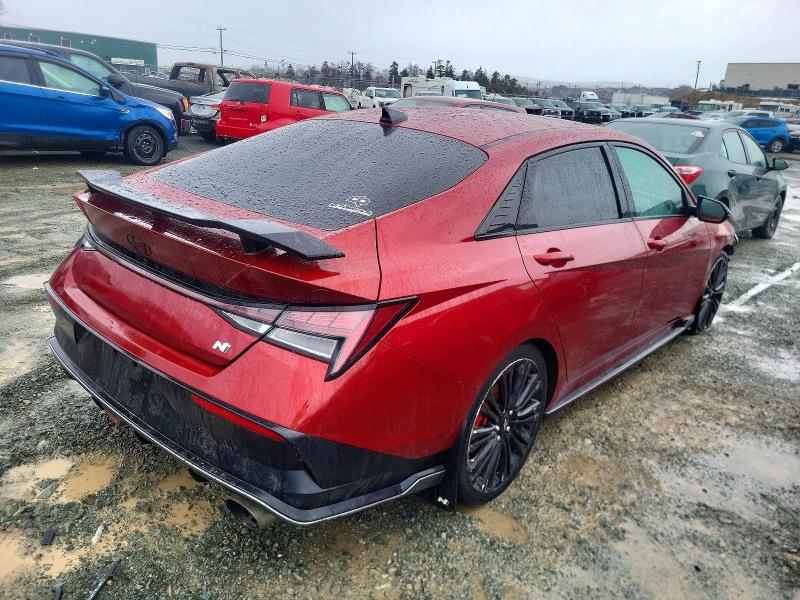 2024 Hyundai Elantra VIN KMHLW4DK9RU023003 COPART salvage auction — FRONT END, Salvage Title, sold $9,000 on 2026-07-23 (photo 3)