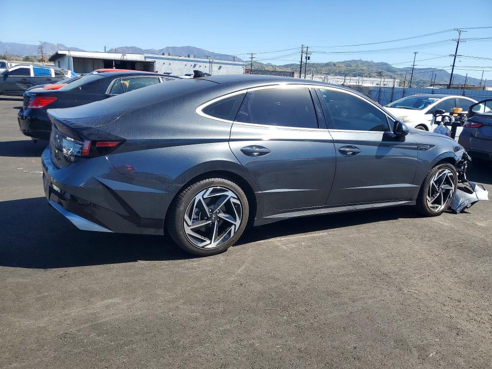 2024 Hyundai Sonata VIN KMHL14JA1RA426310 COPART salvage auction — FRONT END, Ca - Salvage Certificate, sold $9,300 on 2026-07-13 (photo 3)