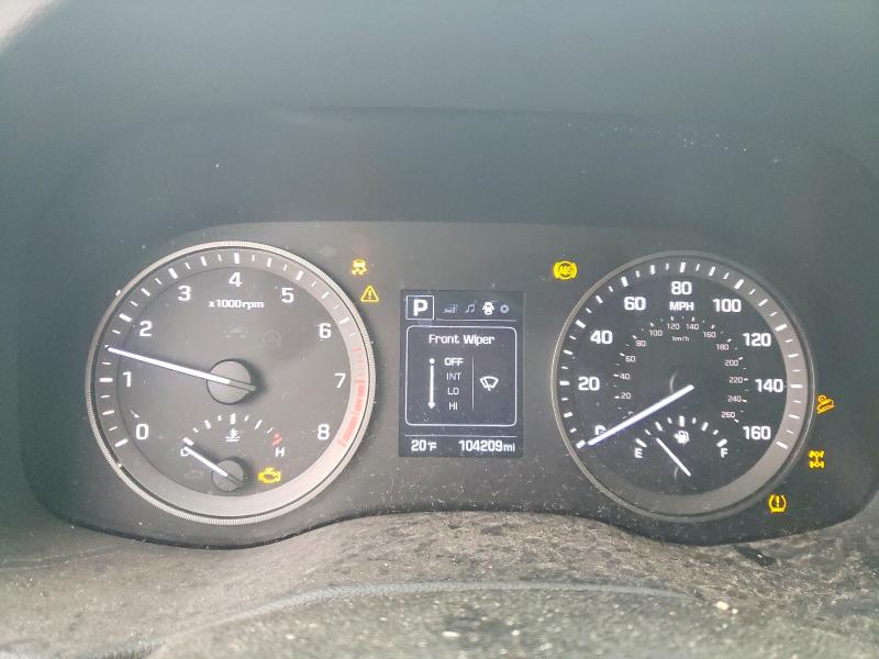 2018 Hyundai Tucson VIN KM8J3CA42JU676213 COPART salvage auction — FRONT END, OH - CERT OF TITLE-SALVAGE, sold $2,550 on 2026-07-11 (photo 9)
