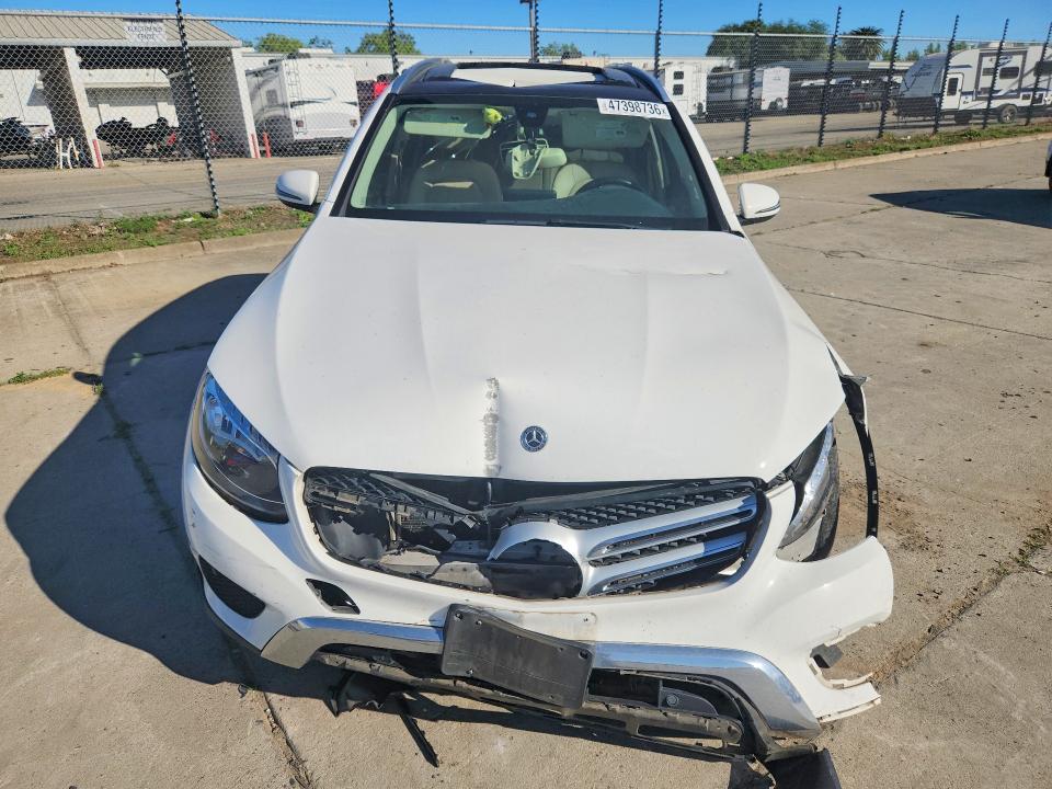 2018 Mercedes-benz Glc VIN WDC0G4KB4JV067362 COPART salvage auction — FRONT END, Ca - Salvage Certificate, sold $3,400 on 2026-07-20 (photo 5)