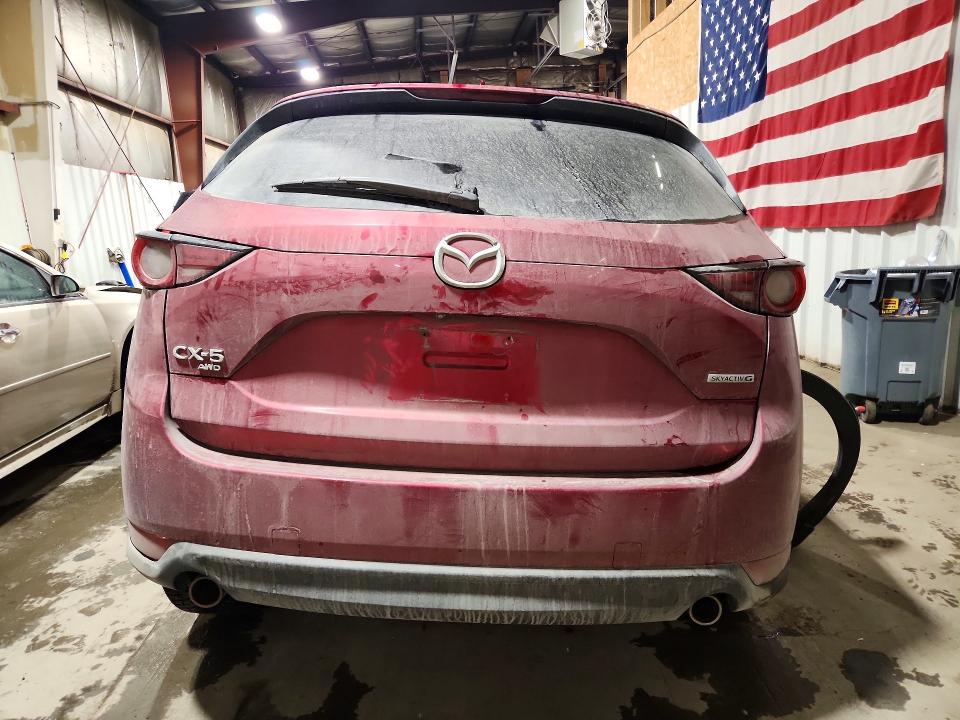 2020 Mazda Cx-5 VIN JM3KFBDM4L0725547 COPART salvage auction — BIOHAZARD/CHEMICAL, Ak - Bill Of Sale- Salvage, sold $1,300 on 2026-07-14 (photo 6)
