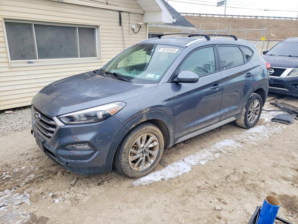 2018 Hyundai Tucson VIN KM8J3CA42JU676213 COPART salvage auction — FRONT END, OH - CERT OF TITLE-SALVAGE, sold $2,550 on 2026-07-11 (photo 1)